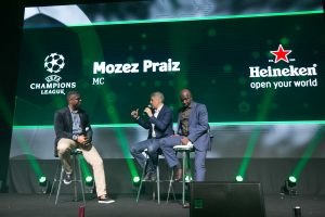 HEINEKEN’S UEFA CHAMPIONS LEAGUE FINAL VIEWING EXPERIENCE; Crespo, Siasia Enjoyed The Match With Fans.