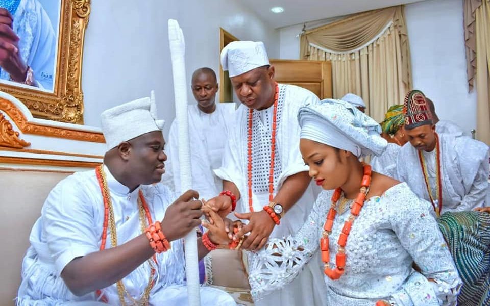 Ooni Of Ife and new queen wedding