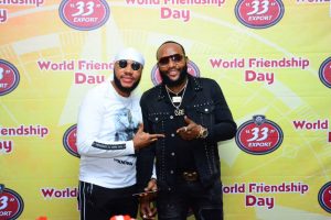 Kcee Connects With Lookalike Fan and the Resemblance Is Uncanny