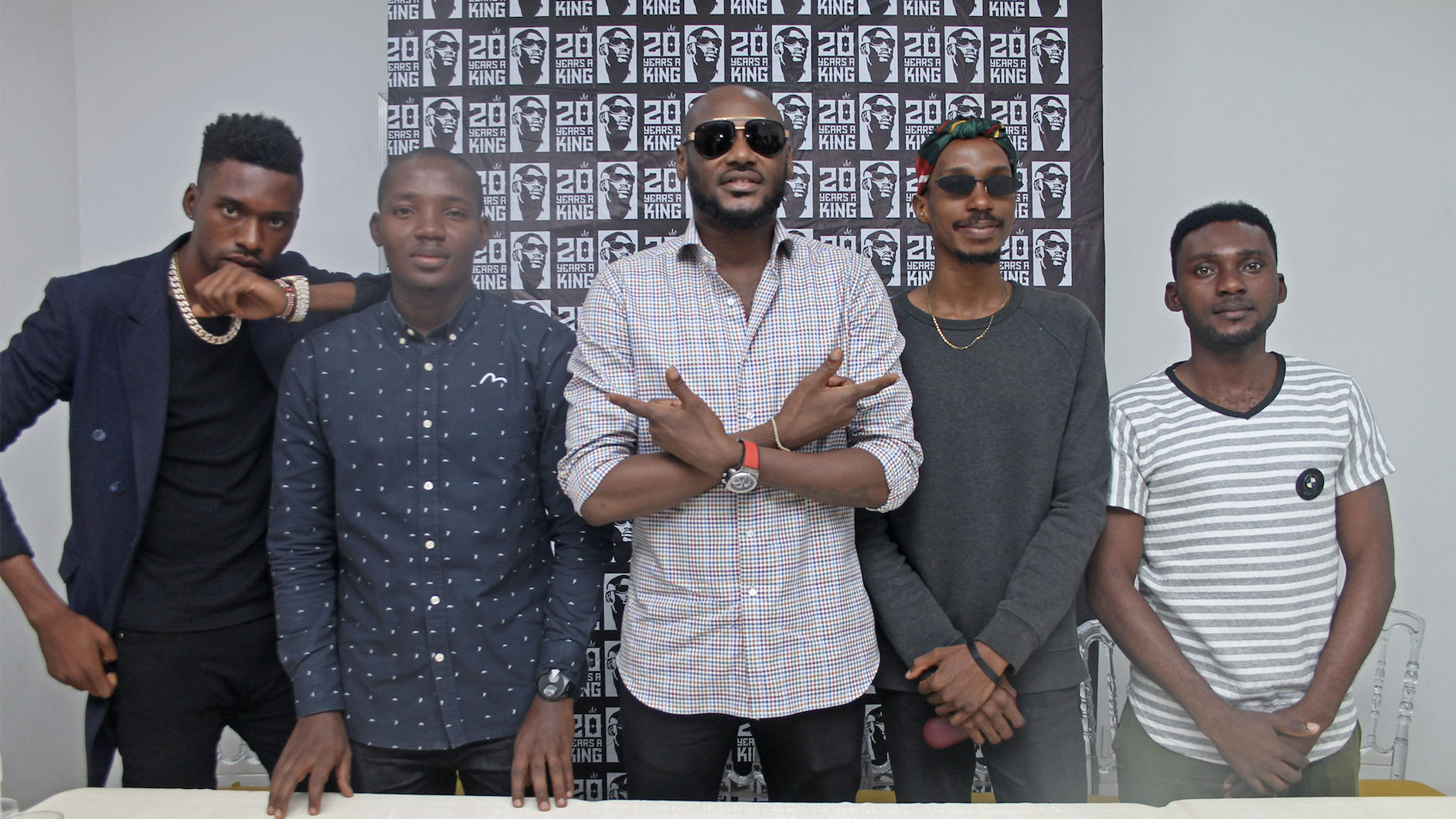 20 Years A King: 2baba Unveils Tboiz, Winners of Next Up Talent Search