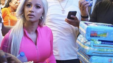 Photos: Cardi B Visits Orphanage Home In Lagos