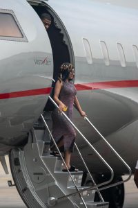 Cardi B Arrives Lagos In $20,000,000 Private Jet