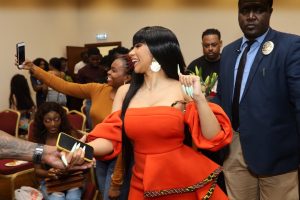 Cardi B In Lagos: Speaks About How Offset Was Persistent When She Met Him