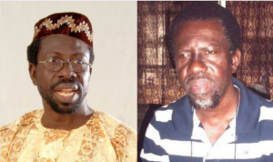 Nollywood actors storm late Pa Kasumu’s residence to pay last respect