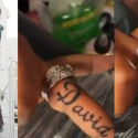 Davido and wife Chioma get matching tattoos