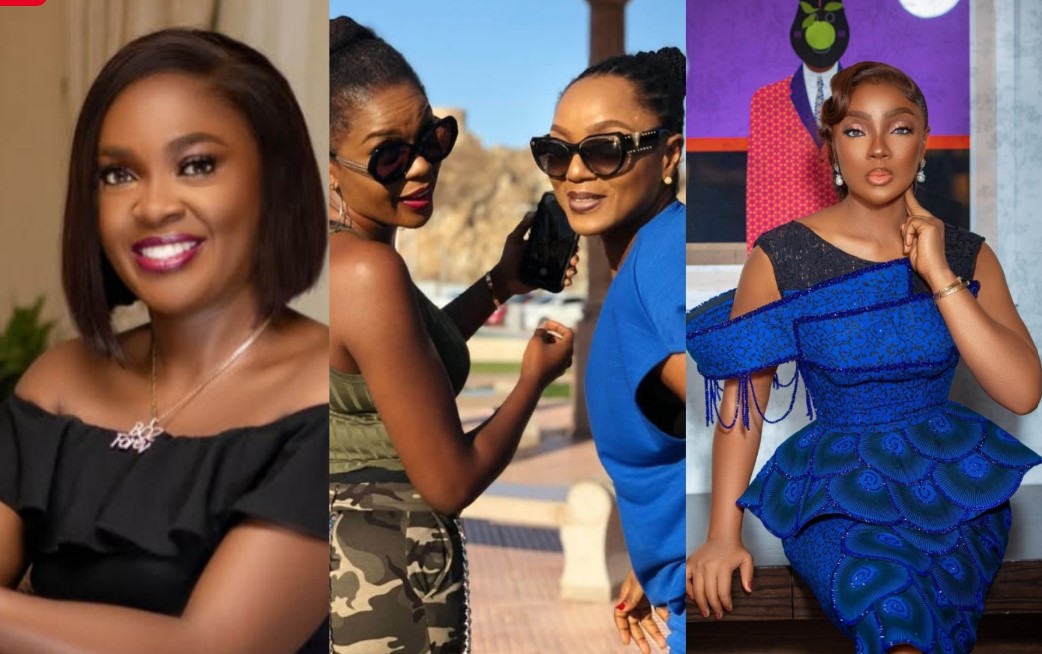 Omoni Oboli congratulates Chioma Chukwuka on AMVCA win