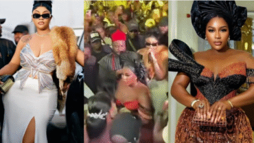 “When light walks in, darkness disappears” – Angela Okorie throws shade following awkward encounter with Destiny Etiko at Ruby Ojiakor’s wedding