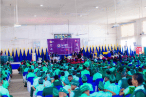 School students at the 2025 New Media Conference School Debate