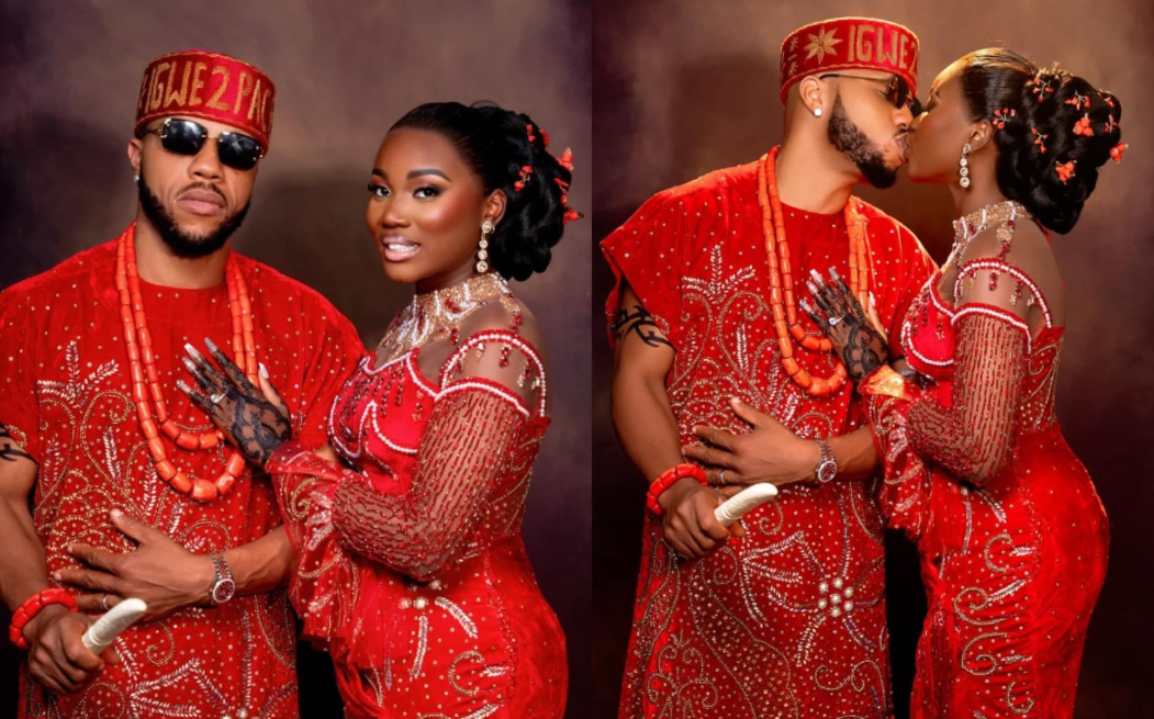 Actor Charles Okocha writes to wife as they celebrate first wedding anniversary