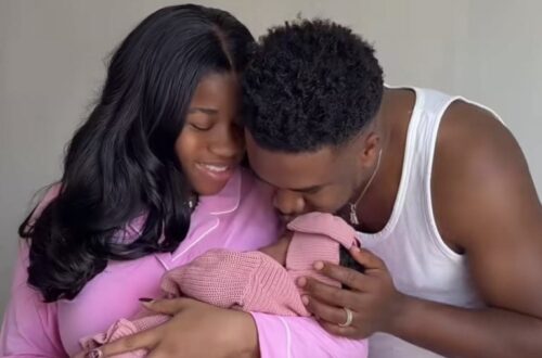 Veekee James and husband