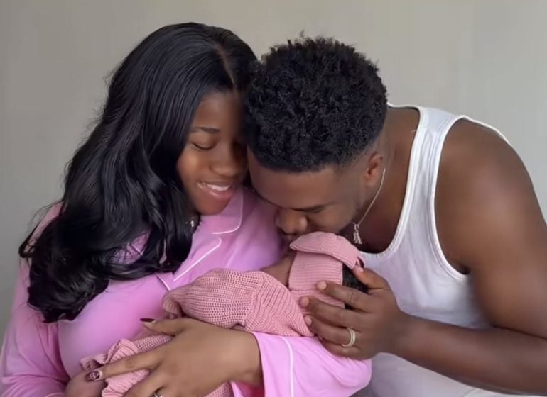 Veekee James and husband