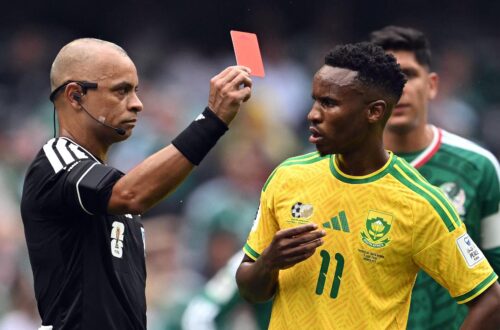 African fans support Mexico against South Africa in World Cup opener
