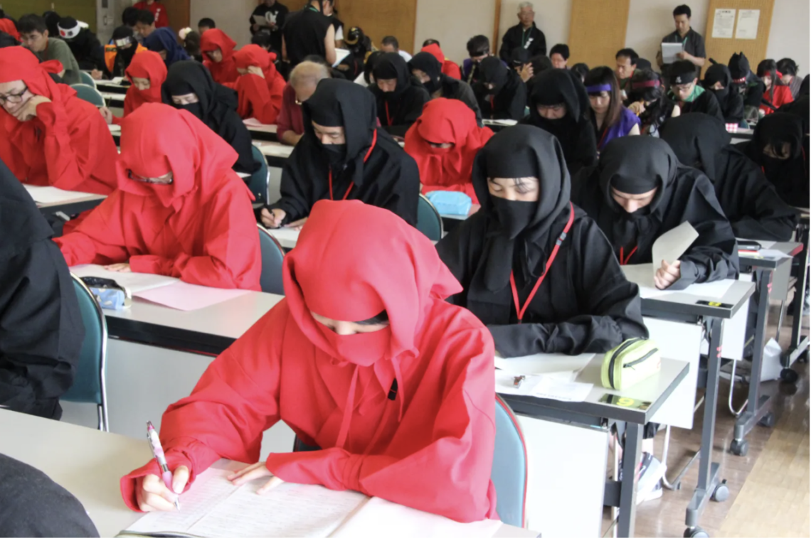 Japanese ninja certification exam attracts 131 candidates from Japan and abroad