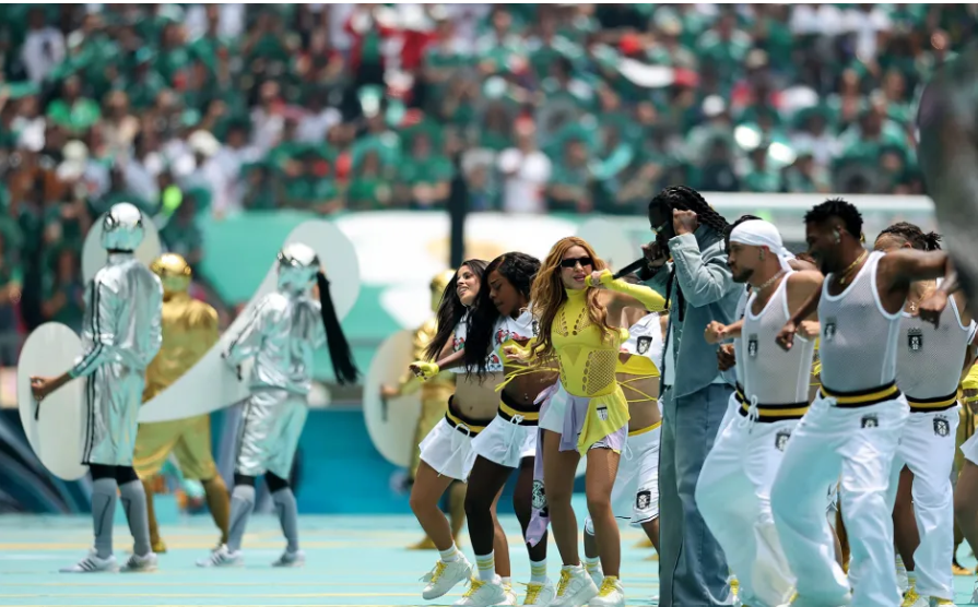 PHOTOS: Shakira, Burna Boy Thrill Fans at 2026 World Cup Opening Ceremony in Mexico